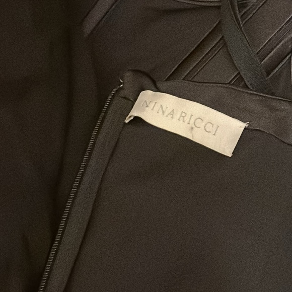 New Nina Ricci silk runway corset bustier slit mesh semisheer maxi dress gown - Picture 15 of 16